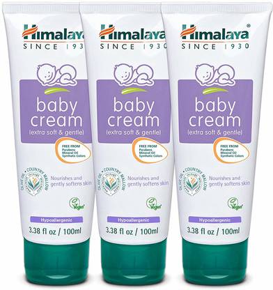 HIMALAYA Baby Cream ( Extra Soft & gentle ) Combo Pack. 100ml X 3 = 300ml