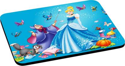 ANNI69 Magic On Disney Princess Cinderella Mouse Pad Non Slip Base Mousepad