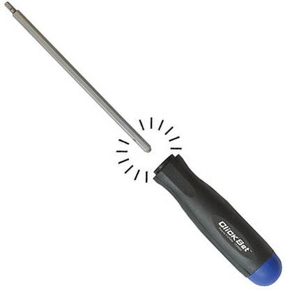 BONDHUS 50005 ClickSet - 5.3 in-lb/0.6 Nm + T6 Torx Blade Standard Screwdriver