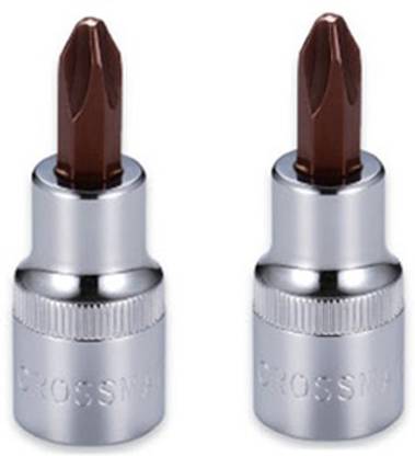 Crossman 96-177	3/8" Drive Phillips Bit Socket - PH2 (Pack of 2Pcs.)| Socket Set