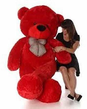Tedstree 4 feet red cute and soft teddy hug able teddy anniversary gift  - 117.17 cm