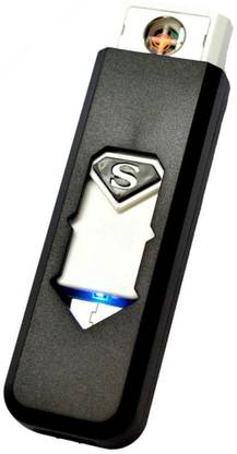 Techobucks Flameless Lighter Electronic Portable Rechargeable Eco Friendly USB Lighter Xt20 Cigarette Lighter