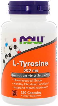 Now Foods L-TYROSINE, 500mg