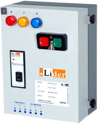 lider Pump starter for 7.5 hp Motor pumps-Three phase with single phase preventer auto-restart auto-switch Submersible Water Pump