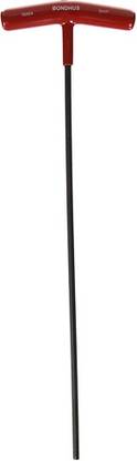 BONDHUS 16464 5.0mm Hex T-Handle 14" (356mm) Length Allen Key Set