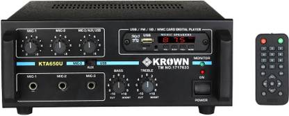 KROWN KTA 650USB with Digital Media Player 65 W AV Power Amplifier