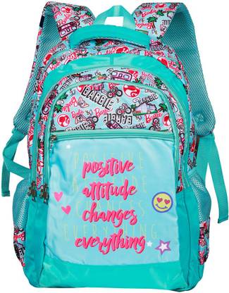 BARBIE Positive 48cm Secondary (Secondary 3rd Std Plus) Waterproof School Bag
