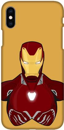 LEEMARA Back Cover for Apple iphone XS - Iron Man 3D Printed Back Case Cover
