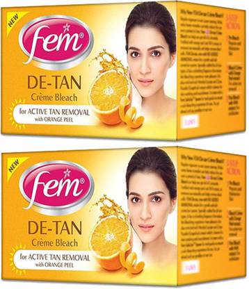 Fem DE-TAN ANTI DARKENING CREME BLEACH 2 X 30 GRAMS