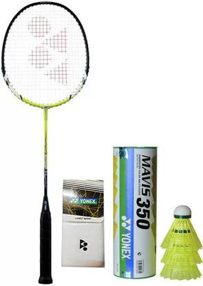 YONEX Combo Of 9, 1 Muscle Power 2 Badminton Racquet Badminton Kit