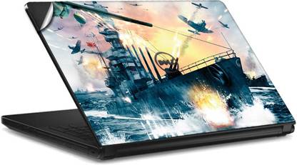 GADGETSWRAP GWSI-9140 Printed Top Only battlestations midway patch Vinyl Laptop Skin Compatible for 14 inch