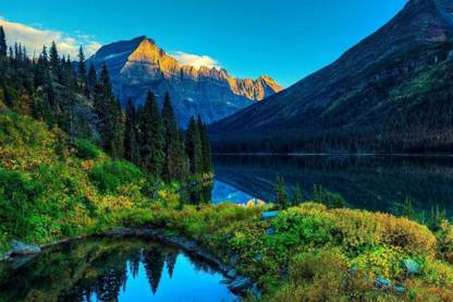 Natual Scene of Mountains Paper Print