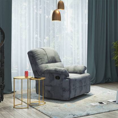 Urban Ladder Cooper Rocker Recliner Fabric Manual Rocker Recliner