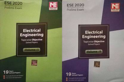 Ese Prelims Exam 2020 Electrical Engineering Topicwise Objective Soled Papers Volume 1 And 2 Combo Set Of Two Book