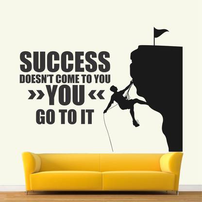 StickMe 110 cm Every Problem Is An Opportunity - Office - Inspirational - Motivational - Quotes - Wall Sticker -SM638 Self Adhesive Sticker