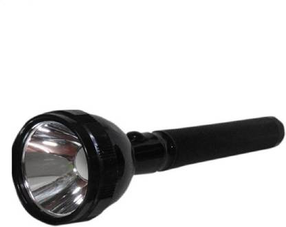 AKR Rechargeable Industrial Security Purpose Metal Torch High Power Flashlight for Camping Hiking Outdoor and Everday day purpose Torch Torch (Black : Rechargeable) Torch