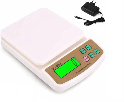 PAXMAX Compact Scale With Tare Function SF 400A with Adaptor Weighing Scale