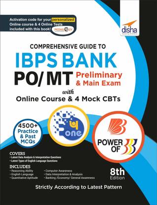 Comprehensive Guide to Ibps Bank Po/ Mt Preliminary & Main Exam with Online Course & 4 Online Cbts
