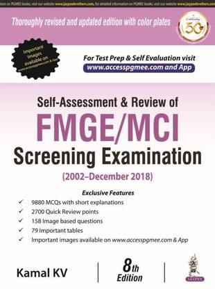 Self-Assessment & Review of FMGE/MCI Screening Examination
