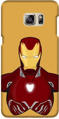 LEEMARA Back Cover for Samsung Galaxy S6 Edge + (SM - G928G) - Iron Man 3D, Printed Back Cover