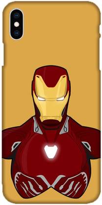 LEEMARA Back Cover for Apple iphone XS max - Iron Man 3D Printed Back Case Cover