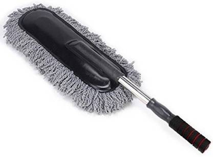 BISHOP Microfibre Telescopic Duster for Dry/Wet Cleaning for use in Car/Home/Office Wet and Dry Duster