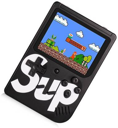 Allmusic SUP 400 in 1 Retro Video Game Box Console Handheld Digital Video Game Gamebox with TV output Gaming Console 8 GB with Mario, and other 400 Games, DR Mario, Turtles, Super Mario, Contra