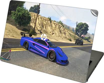 GADGETSWRAP GWSI-6560 Printed Top Only gta 6 grand theft auto 6 Vinyl Laptop Skin Compatible for 14 inch