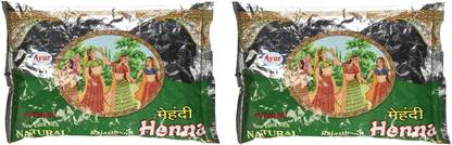 Ayur Henna Mehndi Powder in dark brown (Pack Of 2) Natural Mehendi