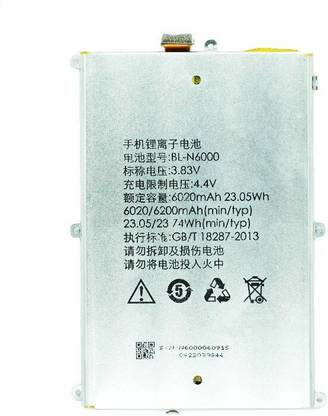 LIFON Mobile Battery For  Gionee GN8001 M5plus M5 GN5002 BL-N6000 / BL N6000 / BLN6000