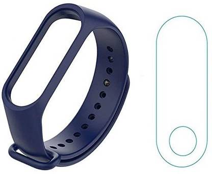 KHR Screen Guard for Combo Replacement Strap with Screen Protector for Xiaomi Mi Band 3 (Free Kit)