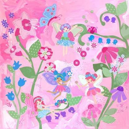 Oopsy Daisy Too Too's Flower Fairies Canvas Wall Art, 21x21