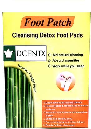 DcentX Premium Cleansing Detox Foot Patch (Pack of 10)