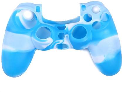Tobo Sleeve for Blue & White, High Quality Protective Silicone Case Cover, PS4 Controller