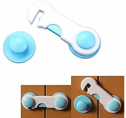 HANSHIKA ENTERPRISES HENT ( Pack of 2 ) Baby Safety Plastic Locks , Child Safety Latch Lock