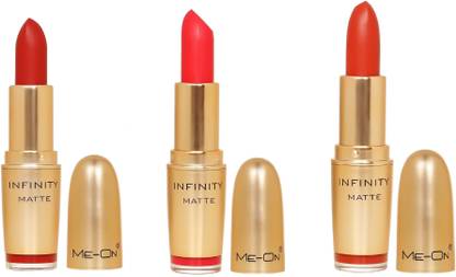Me-On Infinity Matte Lipstick - All you need lips combo of 3( Shade 02,06,15)