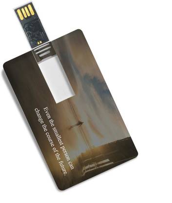 100yellow future Printed 16GB Fancy Pendrive 16 GB Pen Drive Compatible with Desktop Computer USB 2.0 Plastic Case