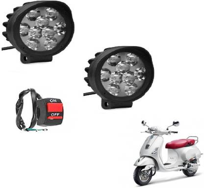 MOCKHE VLB-9LD2P-92 Headlight Motorbike LED for Piaggio (12 V, 27 W)
