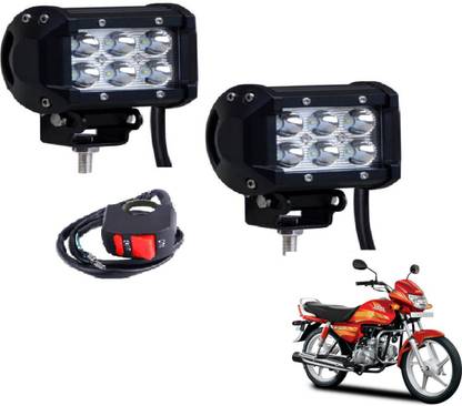 MOCKHE VLB-RCT6LD2P-54 Fog Lamp Motorbike LED for Hero (12 V, 18 W)