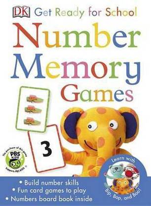 Bip, Bop, and Boo Get Ready for School Games: Number Memory