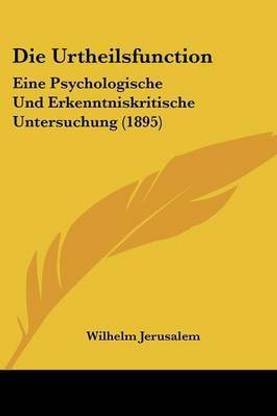 Die Urtheilsfunction