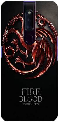 NDCOM Back Cover for OPPO F11 Pro Games Of Thrones Fire Blood Printed