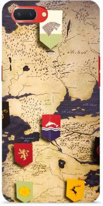 NDCOM Back Cover for OPPO A3s Games Of Thrones Map Printed