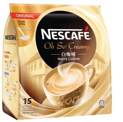 Nescafe White Coffee 15 Sticks (15* 36g), 540G Instant Coffee