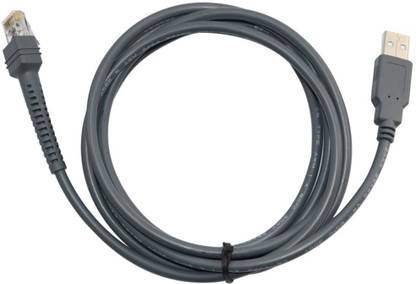 TECHGEAR Micro USB Cable 2 A 2 m USB Cable 7ft 2M for Symbol Barcode Scanner Cable for LS1203 LS2208 LS4208 CBA-U01-S07ZAR