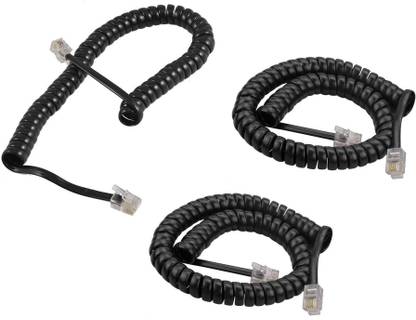 Techvik Ethernet Cable 1.5 m Telephone/ Landline/ Receiver