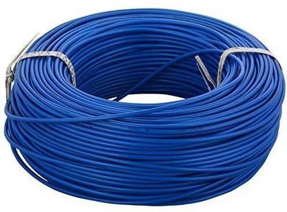 D'Mak PVC 0.1 sq/mm Blue 90 m Wire