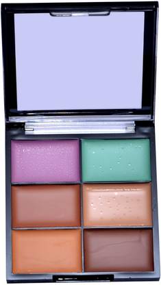 Professional 6 Color 2 in 1 High Definition Highlighter Concealer Palette Highlighter