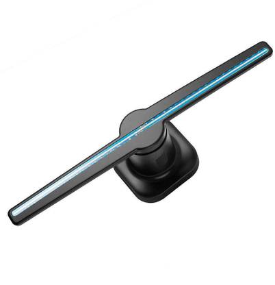 microware 3D Hologram Projector LED Holographic Advertisement Display Fan (450 lm) Projector