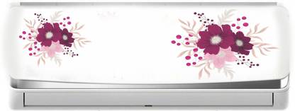 Pixel Print 45 cm Flower Design AC Sticker Removable Sticker